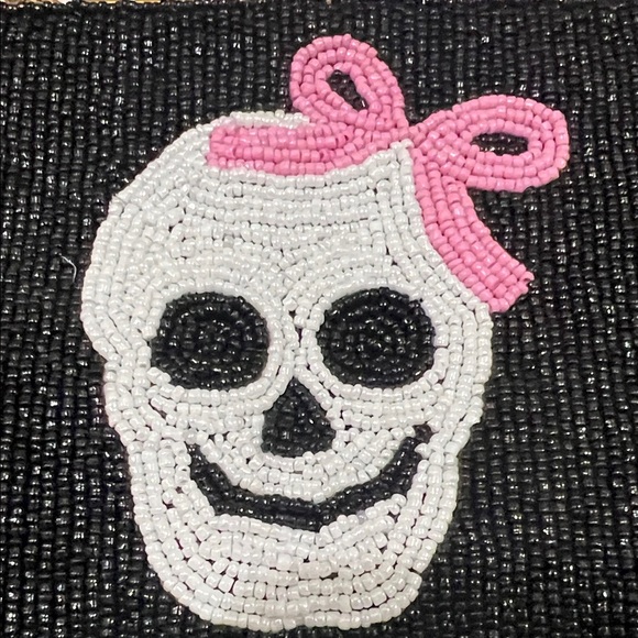 Wandering Moon | Skulls & Bows  Beaded Wallet - Picture 9 of 9